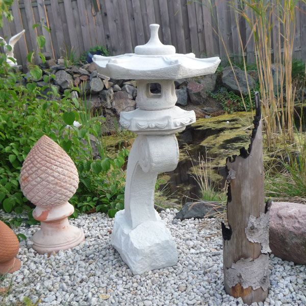 Japanische Laterne 127 cm Steinlaterne Pagode Feng Shui | eBay