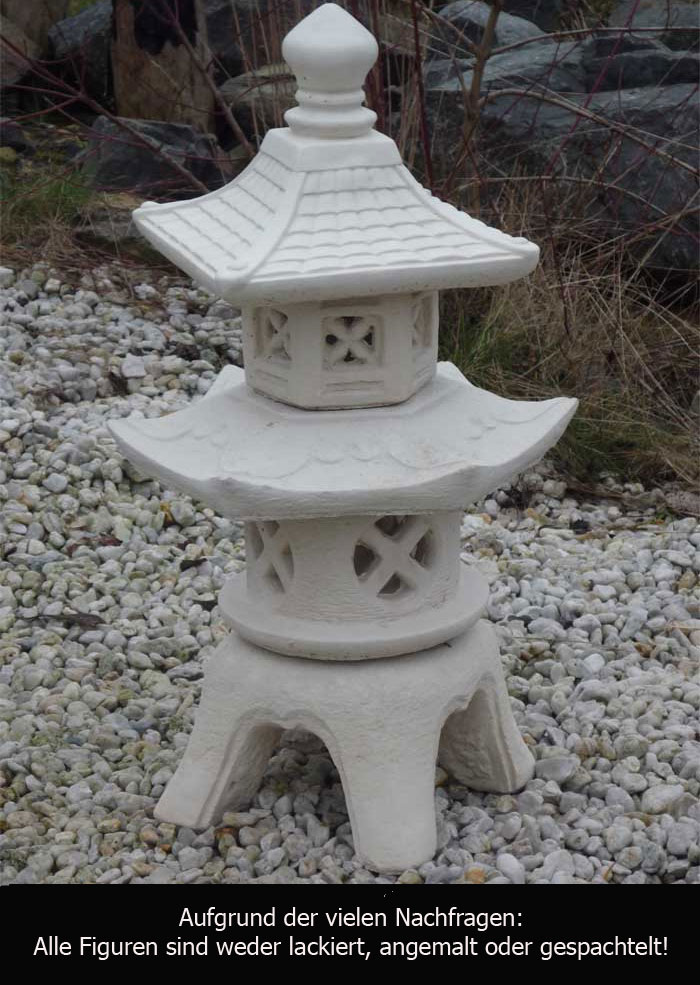 Japanische Laterne Gartenlicht Pagode Steinlaterne XXL | eBay
